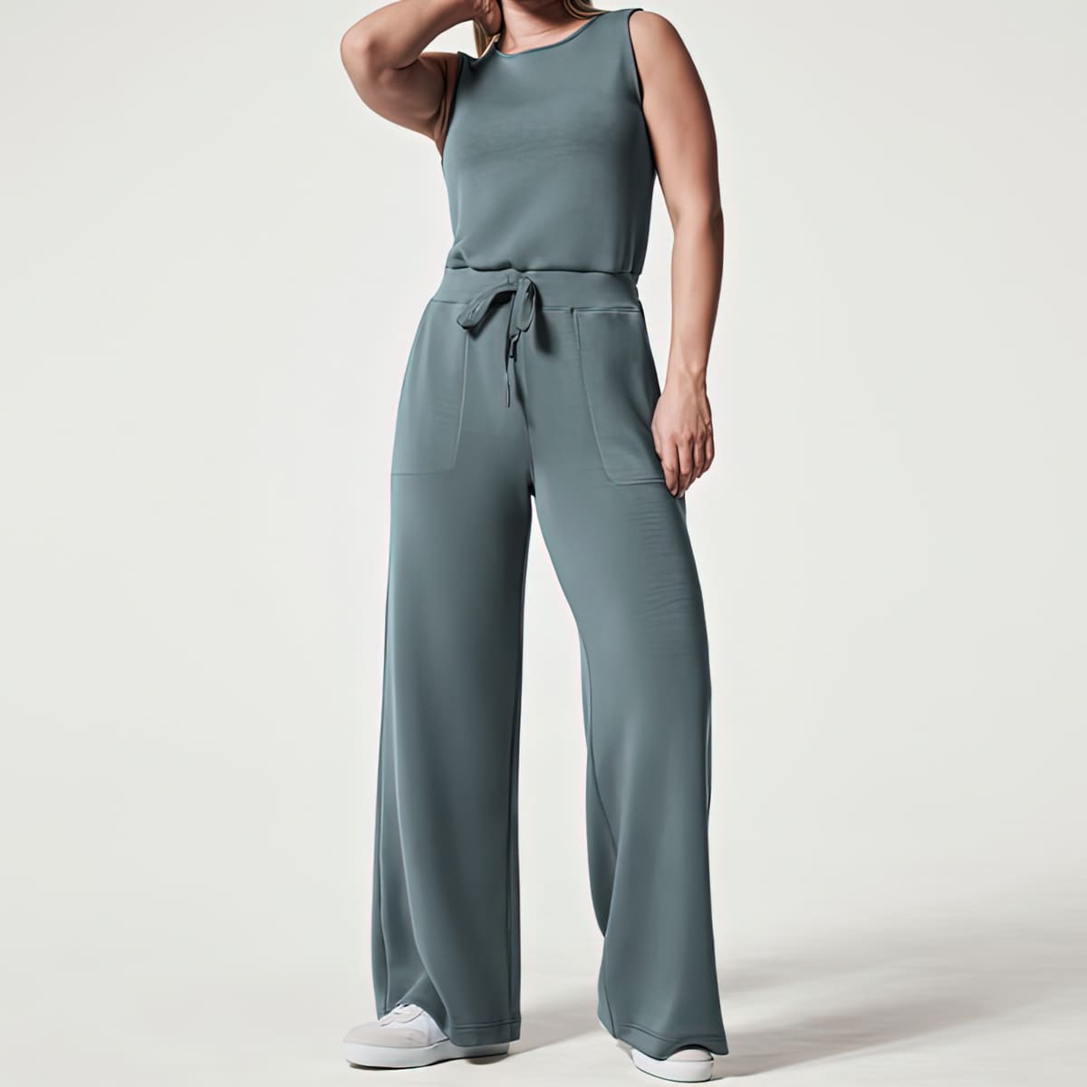 Lively® Vêtements été Bleu / S / Sans manches Combinaison élégante et confortable | Lively™